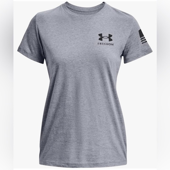 Under Armour Women's New Freedom Flag T-Shirt - Picture 2 of 12